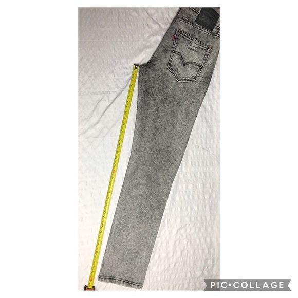 LEVI'S Acid Wash Distressed SAMPLE/PROTYPE Jeans 32x32 - Picture 6 of 12